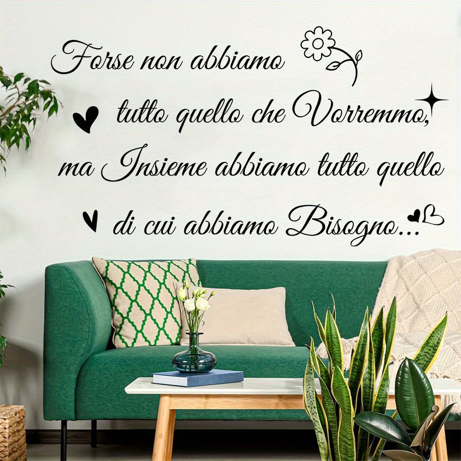 Inspirational Quotes Wall Stickers Letter Wall Art Stickers Positive Word Decor for Bedroom Living Room