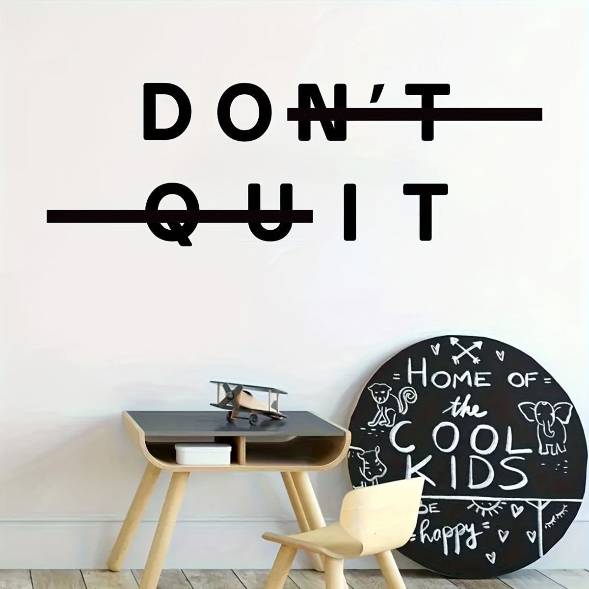 Inspirational Quotes Wall Stickers Letter Wall Art Stickers Positive Word Decor for Bedroom Living Room