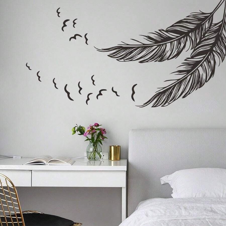Inspirational Quotes Wall Stickers Letter Wall Art Stickers Positive Word Decor for Bedroom Living Room