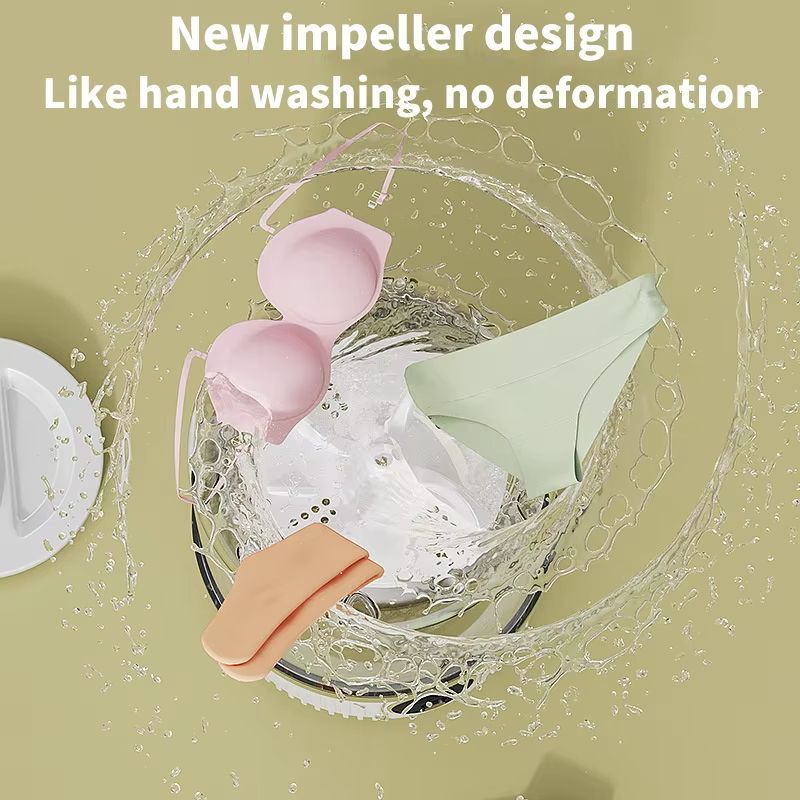 Mini Underwear Washer Rechargeable 1L Electric Socks Washing Machine Household Small Wireless Portable Laundry Underwear Cleaner