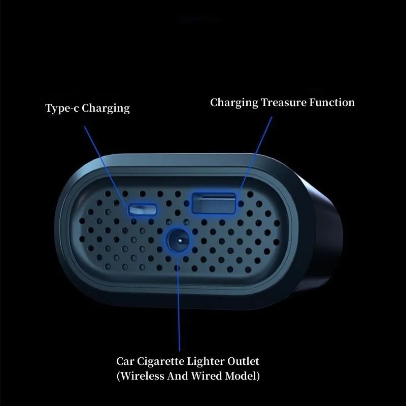 Tire Inflator Portable Air Compressor 150PSI Air Pump for Car Tires Emergency LED Light for Car Motorcycle Bike Ball