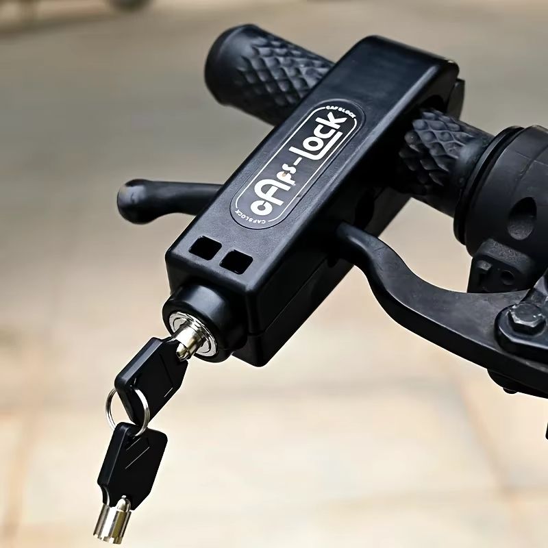 Portable Electric Bicycle Brake Handlebar Lock Universal Prevent Theft Handlebar Lock of Scooters and Motorcycles