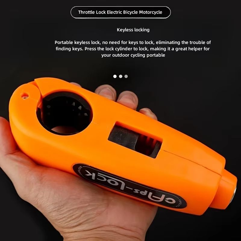 Portable Electric Bicycle Brake Handlebar Lock Universal Prevent Theft Handlebar Lock of Scooters and Motorcycles