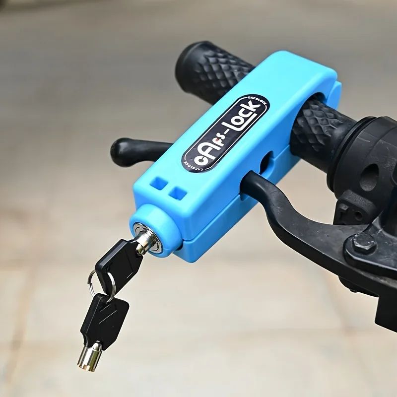Portable Electric Bicycle Brake Handlebar Lock Universal Prevent Theft Handlebar Lock of Scooters and Motorcycles