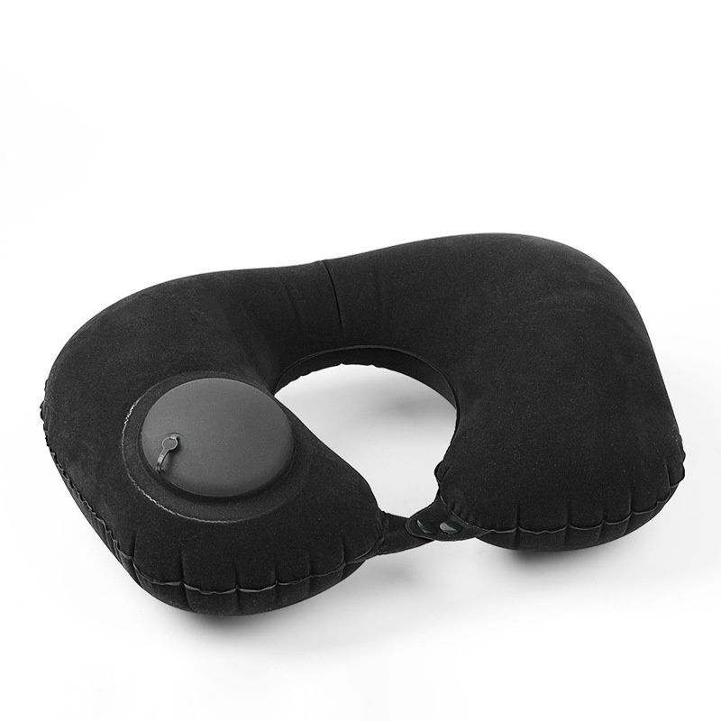 U-shaped Automatic Air Inflatable Pillow Neck Cushion Portable travel neck pillow Outdoor Travel cushion camping gear