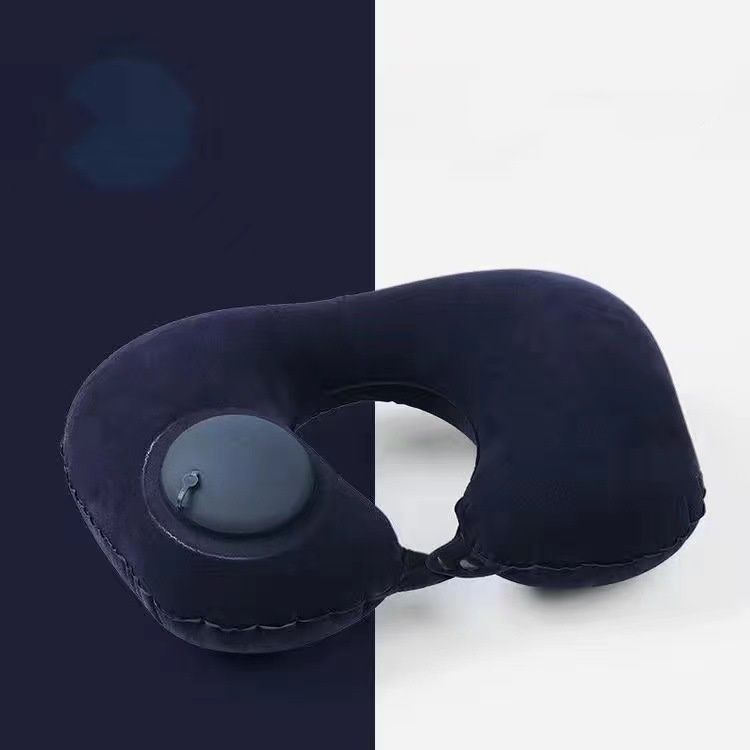 U-shaped Automatic Air Inflatable Pillow Neck Cushion Portable travel neck pillow Outdoor Travel cushion camping gear