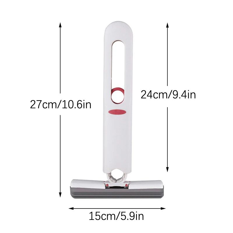 Mini Cleaning Mop Portable Self-Squeeze Window Mop Glass Screen Desk Wiper Cleaner Car Portable Wiper Outdoor Home Cleaning Tool