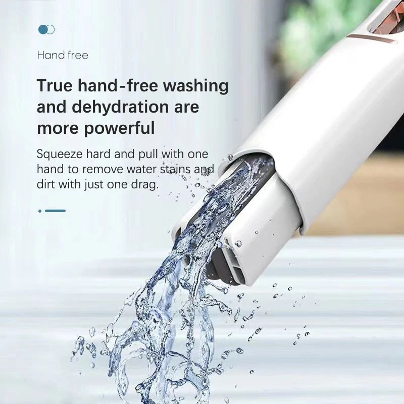 Mini Cleaning Mop Portable Self-Squeeze Window Mop Glass Screen Desk Wiper Cleaner Car Portable Wiper Outdoor Home Cleaning Tool