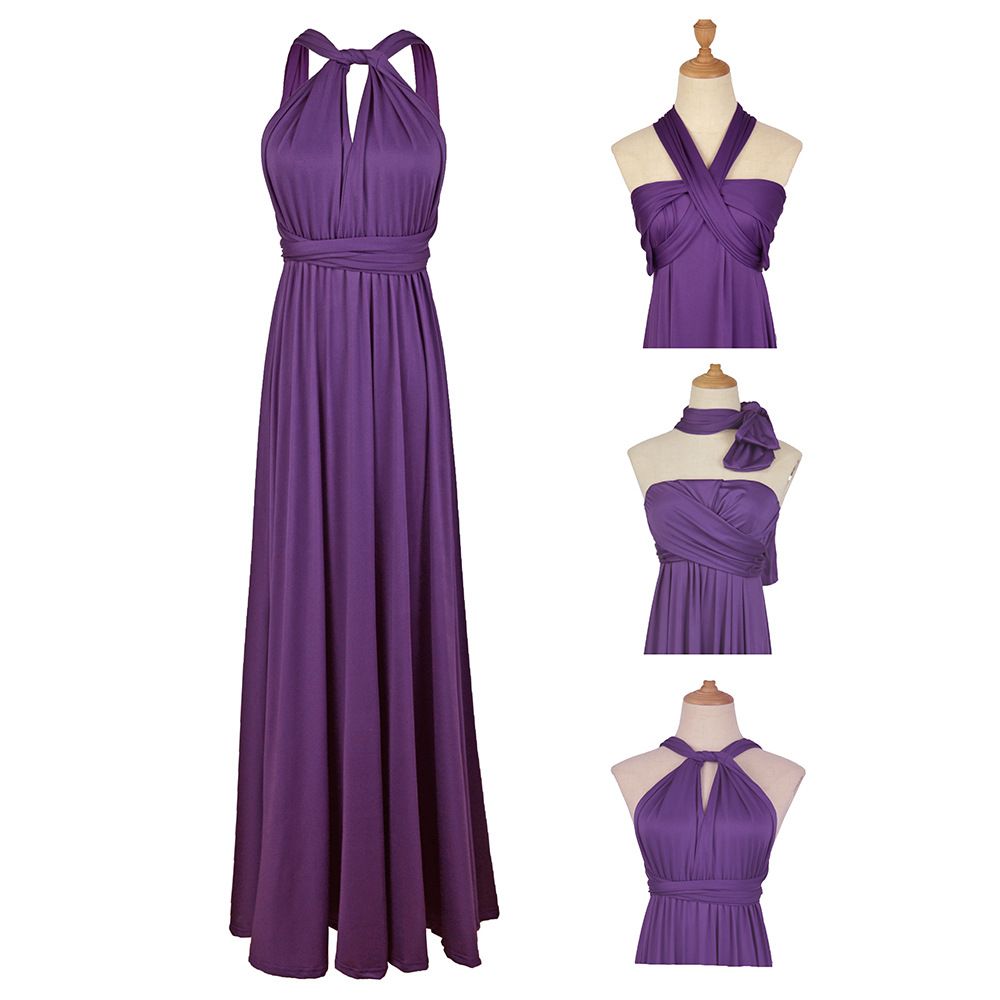 Women Sexy Deep V Neck Party Dress Solid Color Sleeveless Long Dress Elegant Evening Formal Gown Ladies Cocktail Prom Maxi Dress