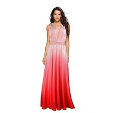 New Elagant Party Maxi Long Dress Women Multiway Wrap Dresses Gradient Convertible Boho Bandage Dress Bridesmaids Infinity Robe