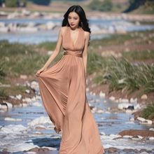 Sexy Women Multiway Wrap Convertible Boho Maxi Club Dress Bandage Long Dress Party