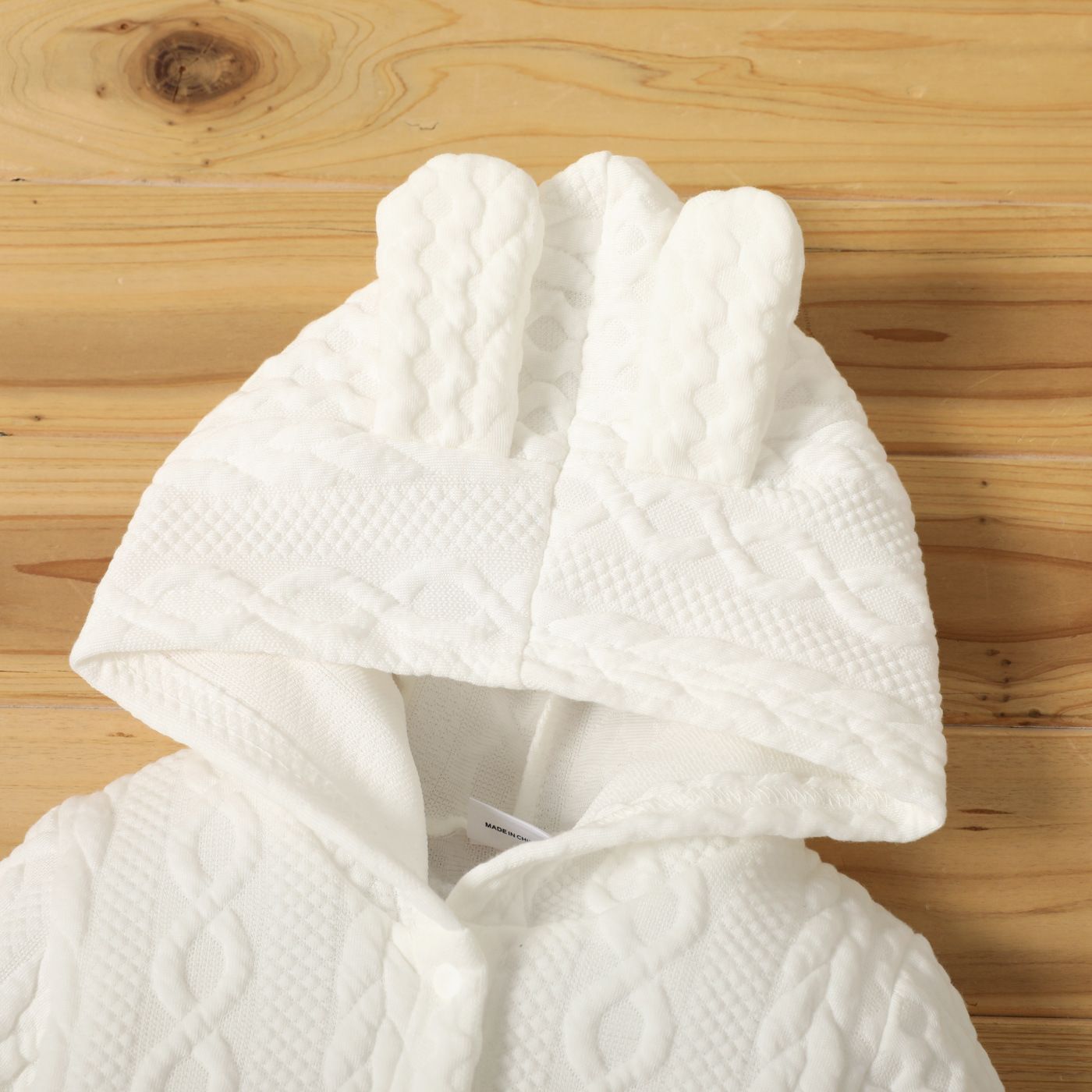 Autumn Winter Newborn Baby Romper Boys Girls Lovely Ears Hooded Long Sleeve Infant Bodysuit Warm Jumpsuit