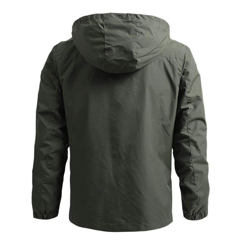 Men'sJacket Military Tactical Hunting Jacket Men's Autumn Casual Waterproof Windbreaker Men's Coat Pocket Work Clothes