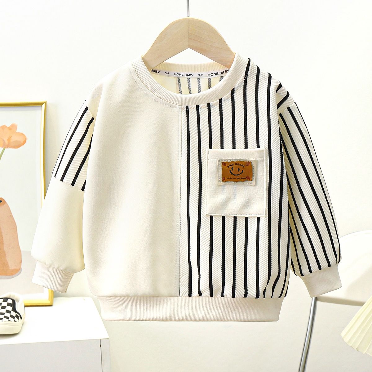 2PCS Autumn Children Clothes O-Neck Long Sleeve Sweater Boys Girls Trendy Children's Clothing Kids Tracksuit