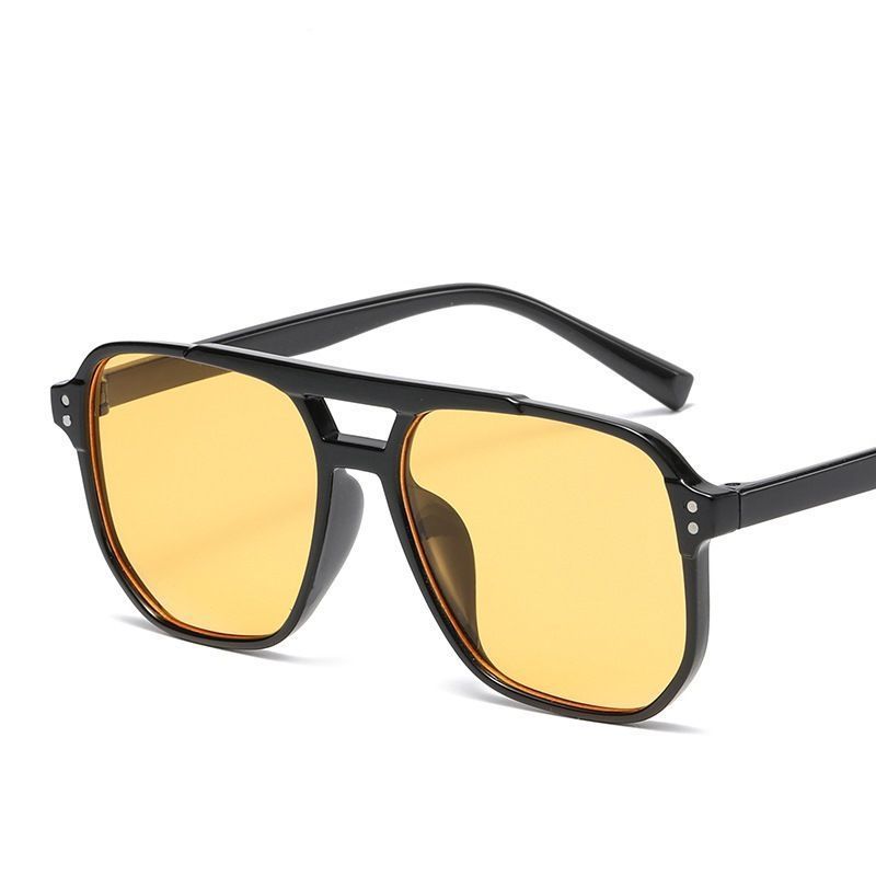Vintage Square Sunglasses Woman Retro Brand Mirror Sun Glasses Female Black Orange Fashion Candy Colors