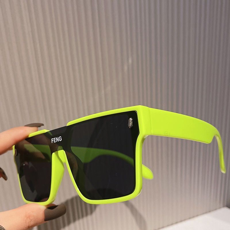 Vintage Big Frame Oversized SunGlasses Camping Stage Performance Shades Protection Sunglasses for Women & Men