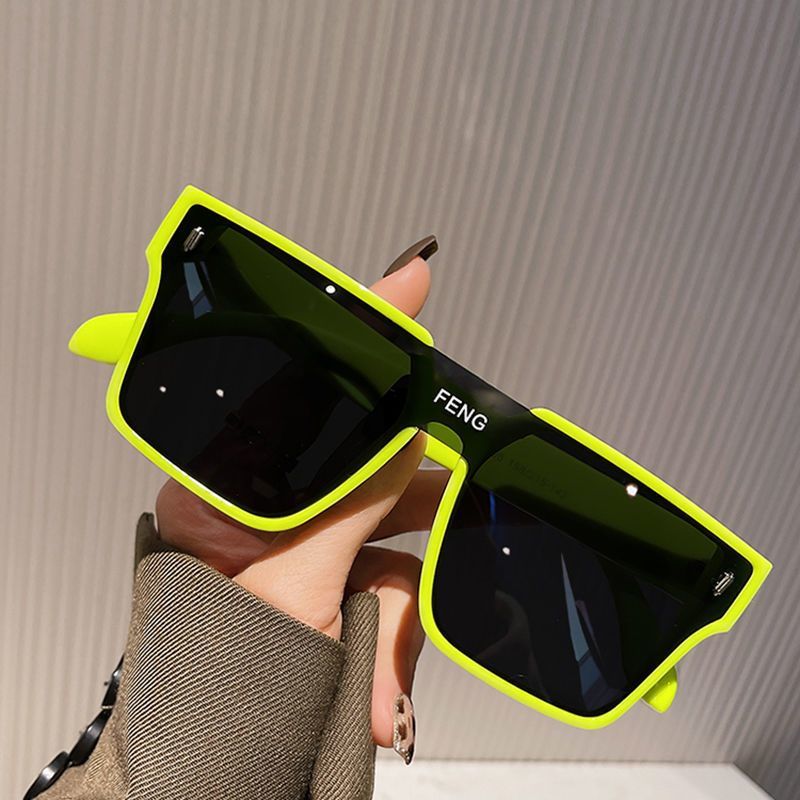 Vintage Big Frame Oversized SunGlasses Camping Stage Performance Shades Protection Sunglasses for Women & Men