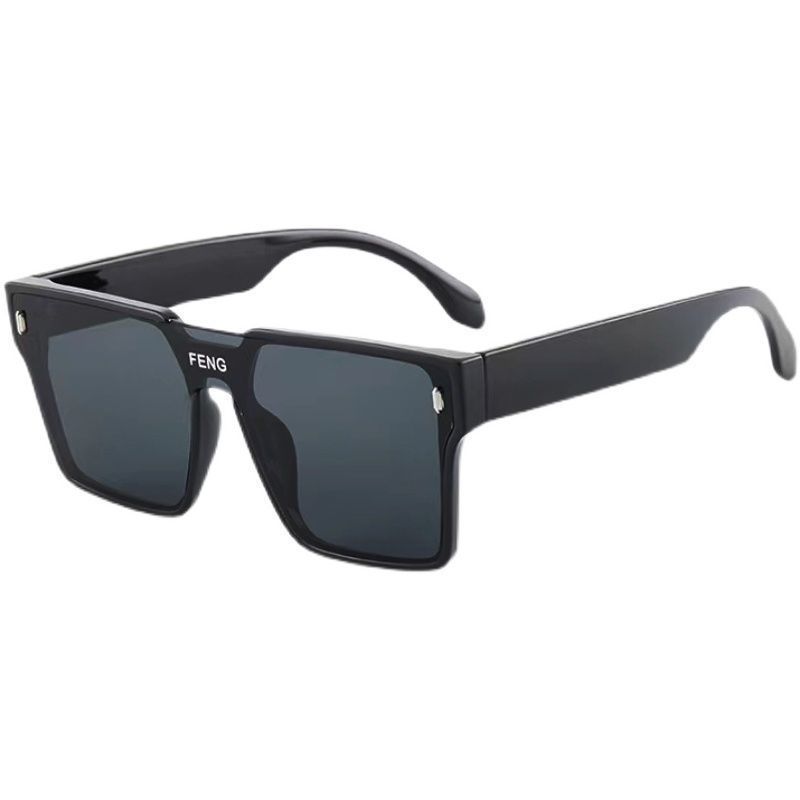 Vintage Big Frame Oversized SunGlasses Camping Stage Performance Shades Protection Sunglasses for Women & Men