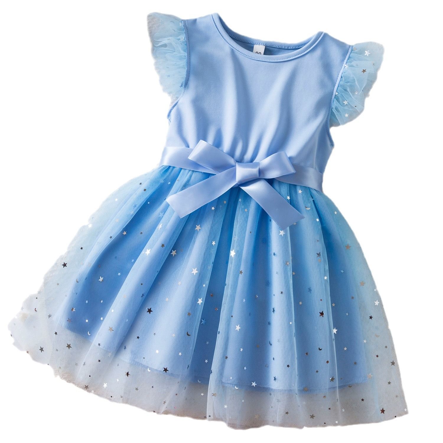 Princess Girls Cosplay Dress Clothes Kids Party Wedding Carnival Birthday Party Princess Evening Tutu Dresses Toddler 2-6Y