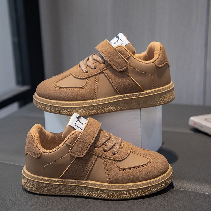 Children's Training Shoes  Fashion Boys Sports Board Shoes Casual Girls White Shoes Soft Sole Baby Sneakers