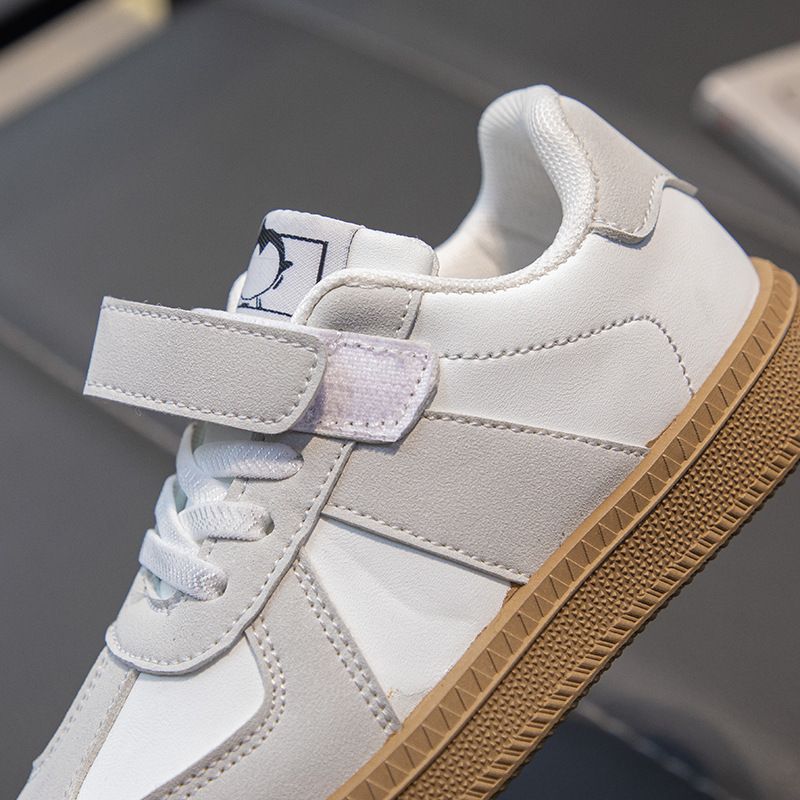 Children's Training Shoes  Fashion Boys Sports Board Shoes Casual Girls White Shoes Soft Sole Baby Sneakers