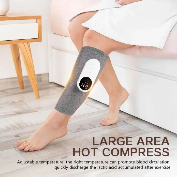 Leg Massager Portable Calf Massager with Compression And Heat for Women Men Kneading Air Pressure Leg Air Compression Massager
