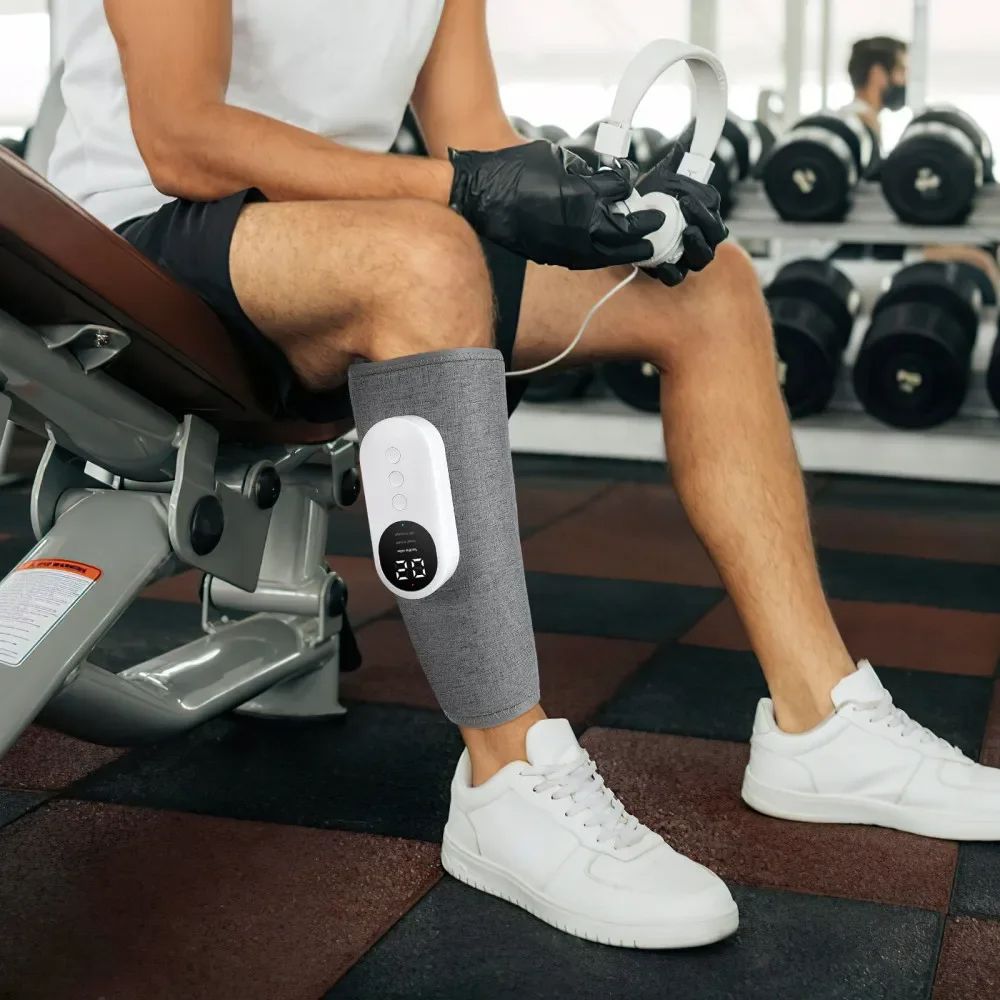 Leg Massager Portable Calf Massager with Compression And Heat for Women Men Kneading Air Pressure Leg Air Compression Massager