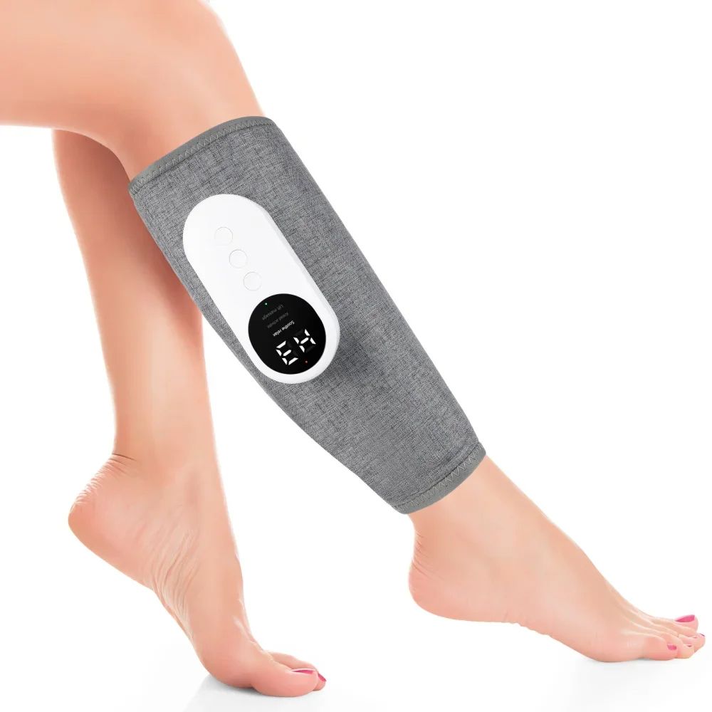 Leg Massager Portable Calf Massager with Compression And Heat for Women Men Kneading Air Pressure Leg Air Compression Massager