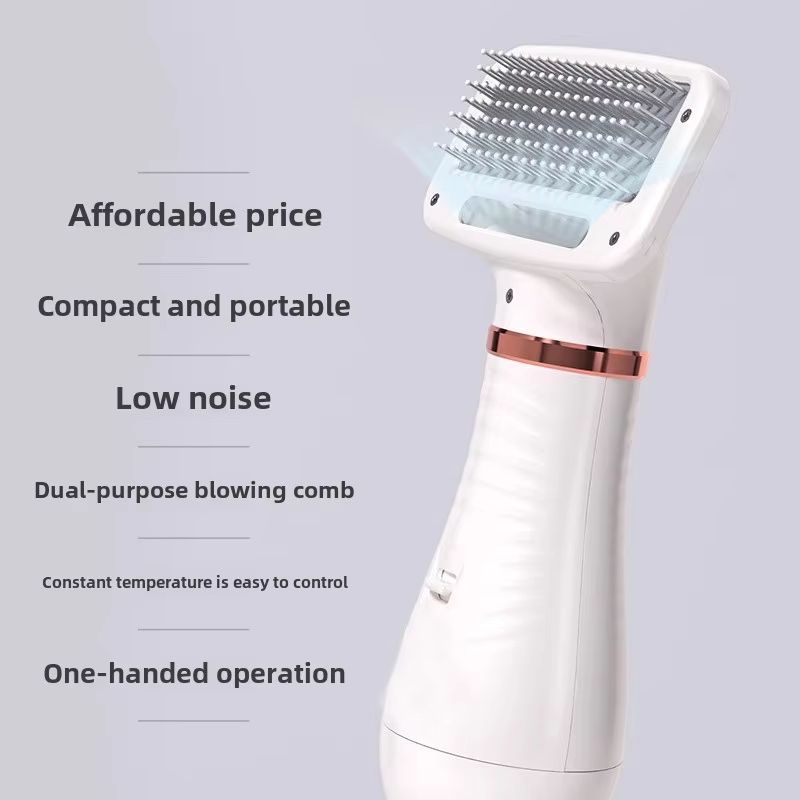 Pet Hair Dryer for Dogs Cats Bath Grooming Blow-dry Pets Products Accessories Low Noise Both Blow Comb Constant Temperature