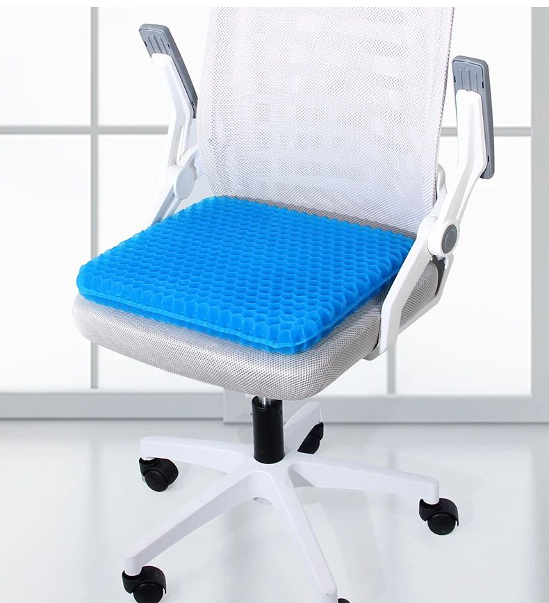 Car Gel Seat Cushion 3D Honeycomb Cool Breathable Cool Seat Cushion Car Home Office Chair Seat Cushion Car Upholstery