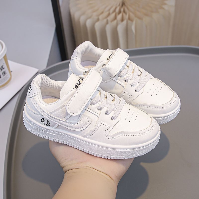 Western Style Spring and Autumn Sports Shoes For Boys and Girls, Summer Breathable Soft Soled Casual Leather Sneakers
