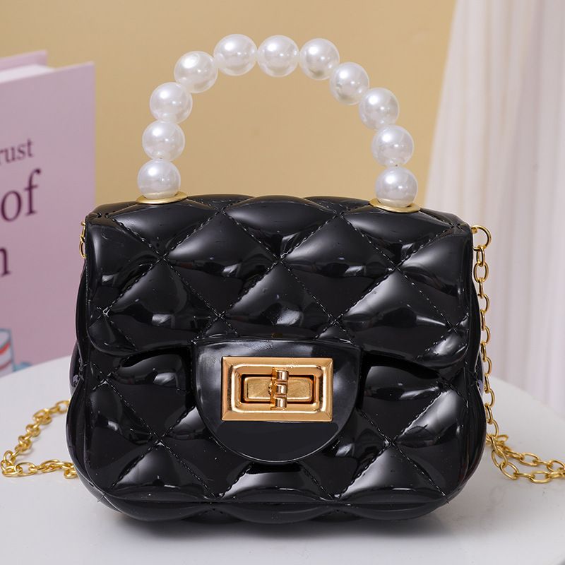 Fashion Kids PVC  Leather Crossbody Bags Girls Heart Shoulder Bags Children Mini Coin Purses Jelly Bag Kids Handbag