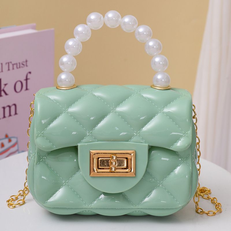 Fashion Kids PVC  Leather Crossbody Bags Girls Heart Shoulder Bags Children Mini Coin Purses Jelly Bag Kids Handbag