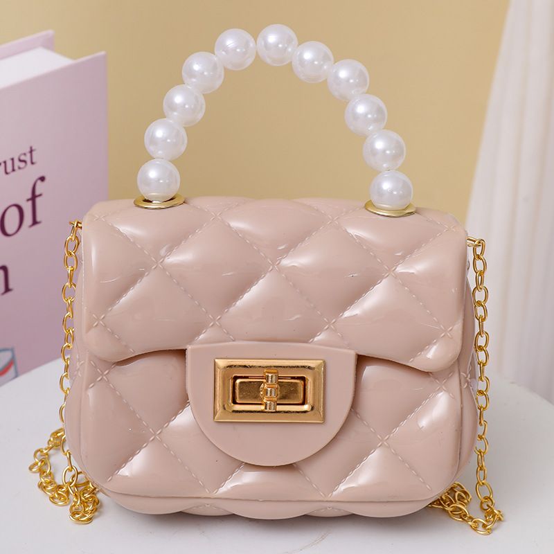 Fashion Kids PVC  Leather Crossbody Bags Girls Heart Shoulder Bags Children Mini Coin Purses Jelly Bag Kids Handbag