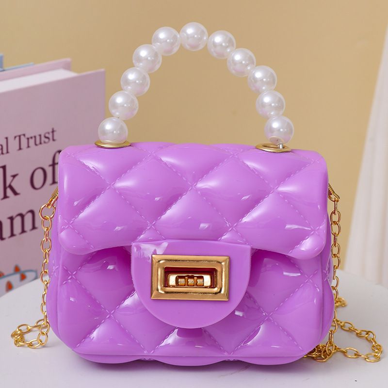 Fashion Kids PVC  Leather Crossbody Bags Girls Heart Shoulder Bags Children Mini Coin Purses Jelly Bag Kids Handbag