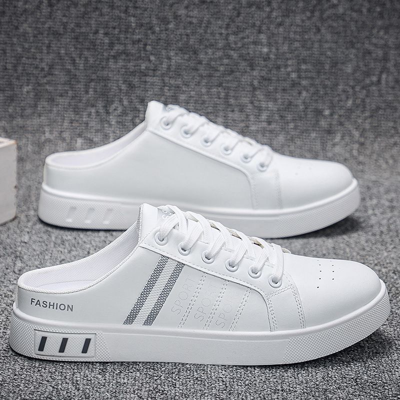 Summer Men Slippers Comfortable Casual Shoes for Men Fashion Flat Sneakers High Quality  Half Slippers Tenis Masculino