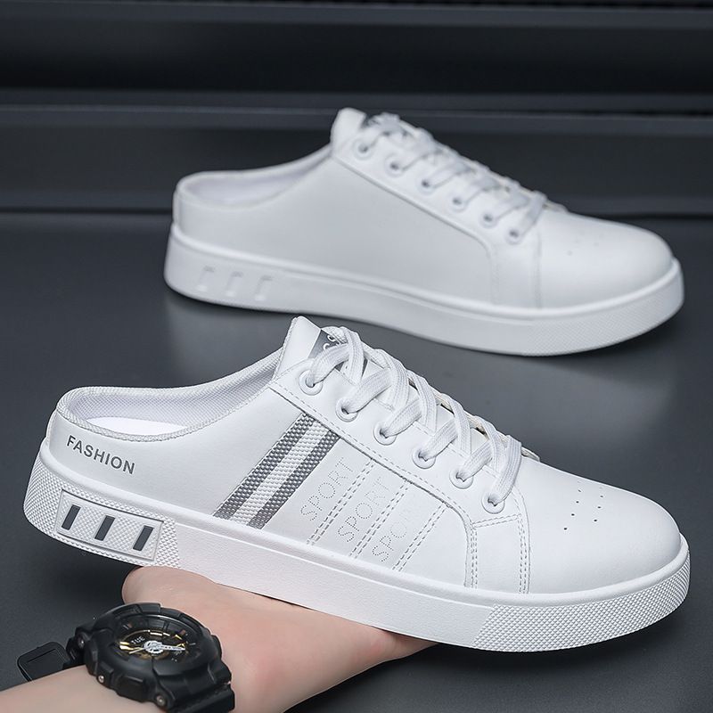 Summer Men Slippers Comfortable Casual Shoes for Men Fashion Flat Sneakers High Quality  Half Slippers Tenis Masculino