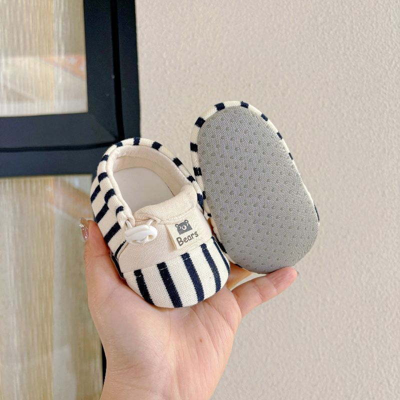 0-12Months Spring Baby Shoes Toddler Soft Cotton Floor Shoes Boys Girls Soft Anti-slip Walking Indoor Home Kids Shoe