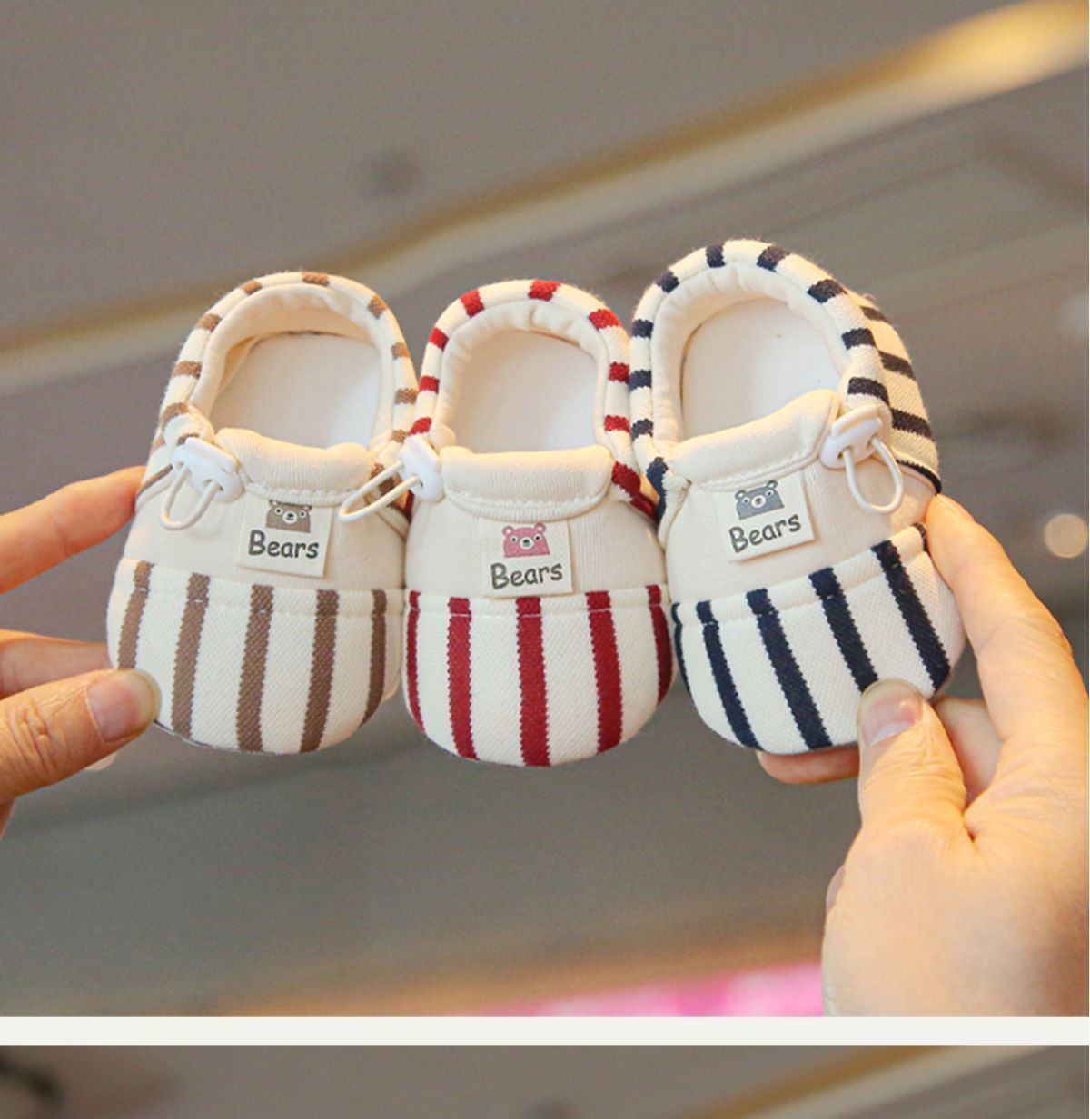 0-12Months Spring Baby Shoes Toddler Soft Cotton Floor Shoes Boys Girls Soft Anti-slip Walking Indoor Home Kids Shoe
