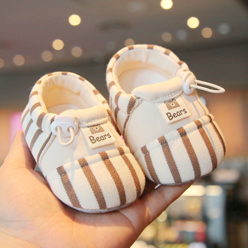 0-12Months Spring Baby Shoes Toddler Soft Cotton Floor Shoes Boys Girls Soft Anti-slip Walking Indoor Home Kids Shoe