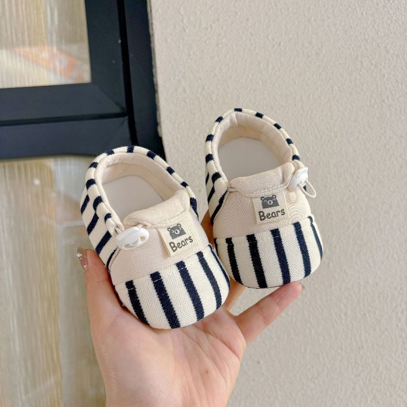 0-12Months Spring Baby Shoes Toddler Soft Cotton Floor Shoes Boys Girls Soft Anti-slip Walking Indoor Home Kids Shoe