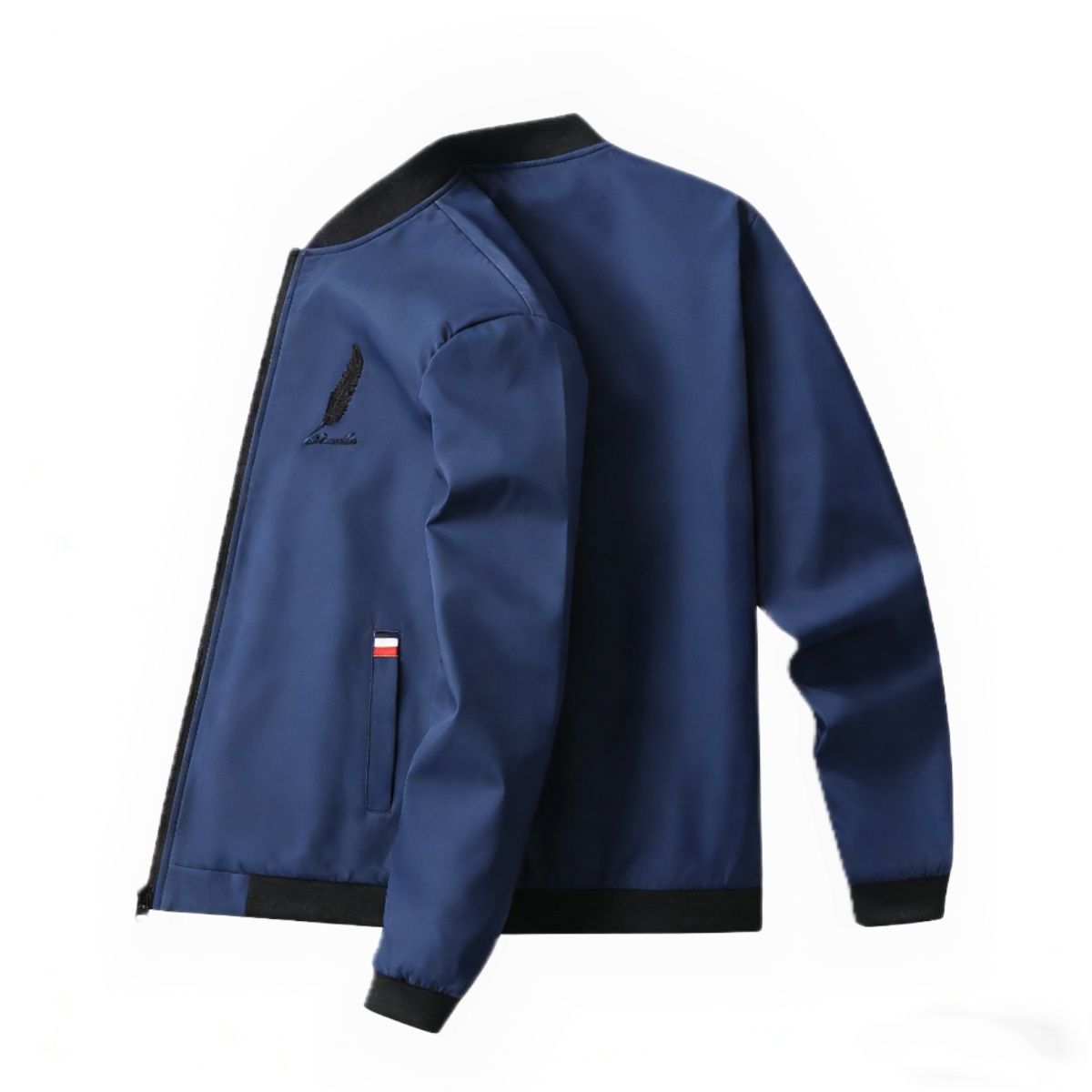 Men's Jacket Autumn Thin Long Sleeve Baseball Uniform Windproof Cycling Jacket Solid Zipper Casual Jacket