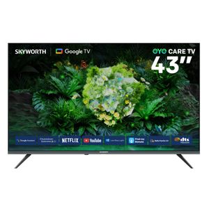 Skyworth 43G6500G, 43" UHD 2025 Smart Google TV, Black (1YR WRTY)