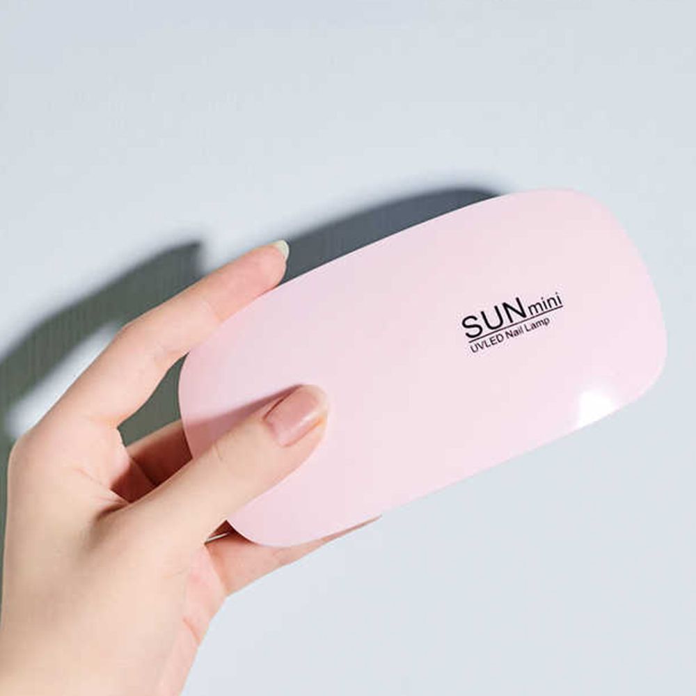 Mini nail polish drying light USB port folding mouse light therapy light Small nail light is very convenient for home use