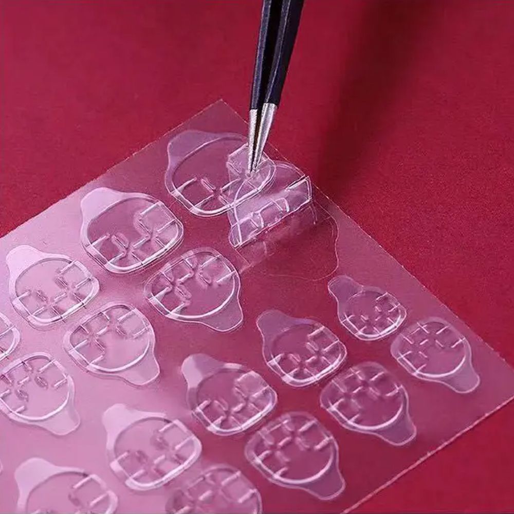 5 Sheets 120pcs/10 Sheets 240pcs/20 Sheets480pcs  double-sided jelly glue false nails art tape sticker DIY tips false nails gel makeup tools