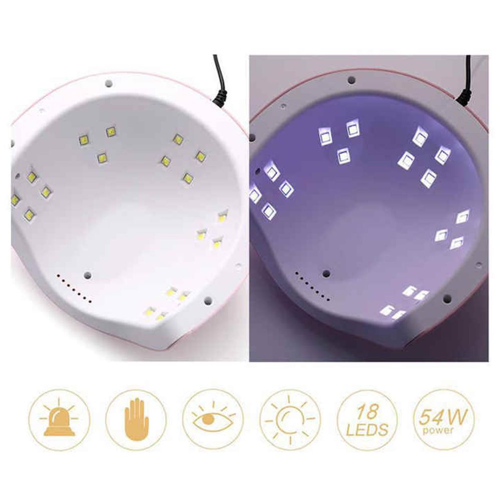 54w Nail Light Mini Grill Light USB electric nail tool with plug nail light Therapy light dryer Nail drying lamp