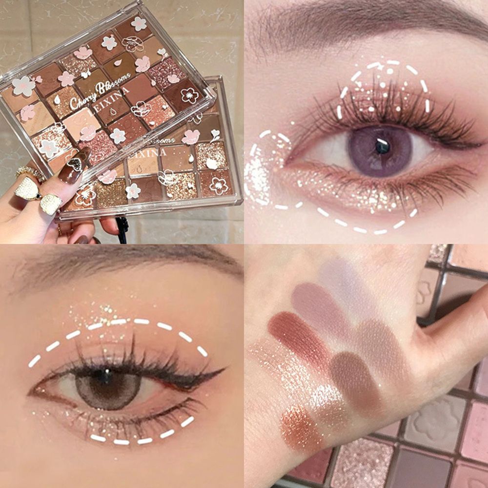 Clearance Sale  20 Color new eye shadow Lesina Evening Cherry Dance Pearl Sequins Matte Low Saturated Earth Milk Tea  eye shadow Plate