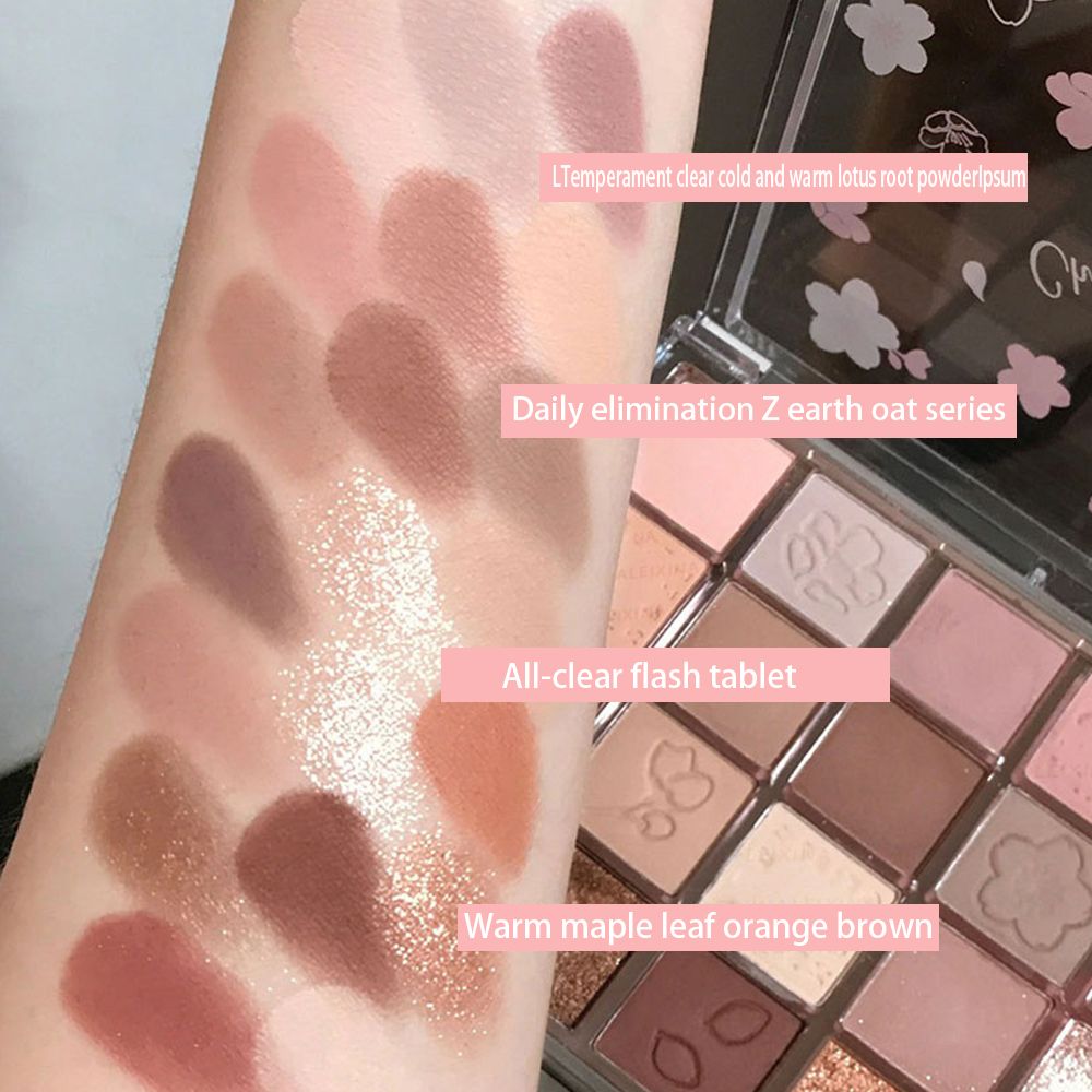 Clearance Sale  20 Color new eye shadow Lesina Evening Cherry Dance Pearl Sequins Matte Low Saturated Earth Milk Tea  eye shadow Plate