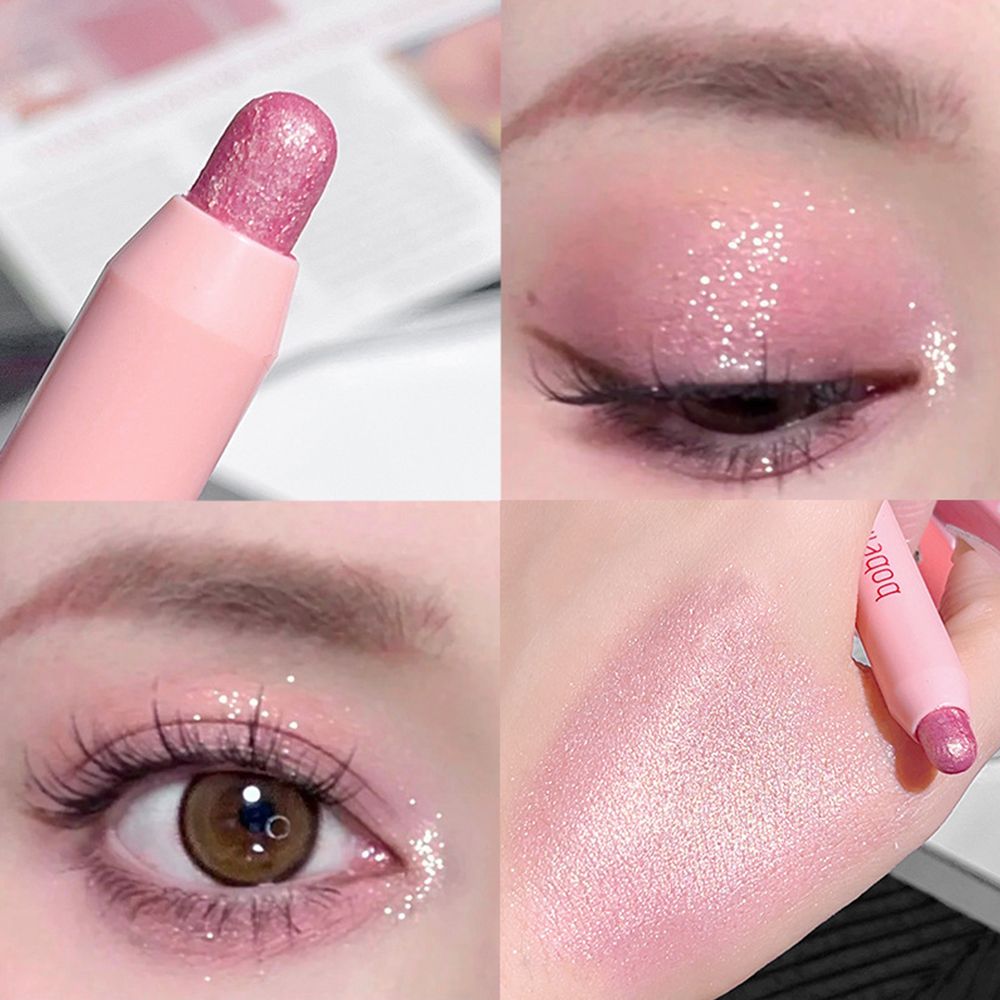 A touch of molded Lazy highlighter eyeshadow Brightening Pen Pearl Fine Flash brightening Sleeper Silkworm 3-in-1 Diamond Eye