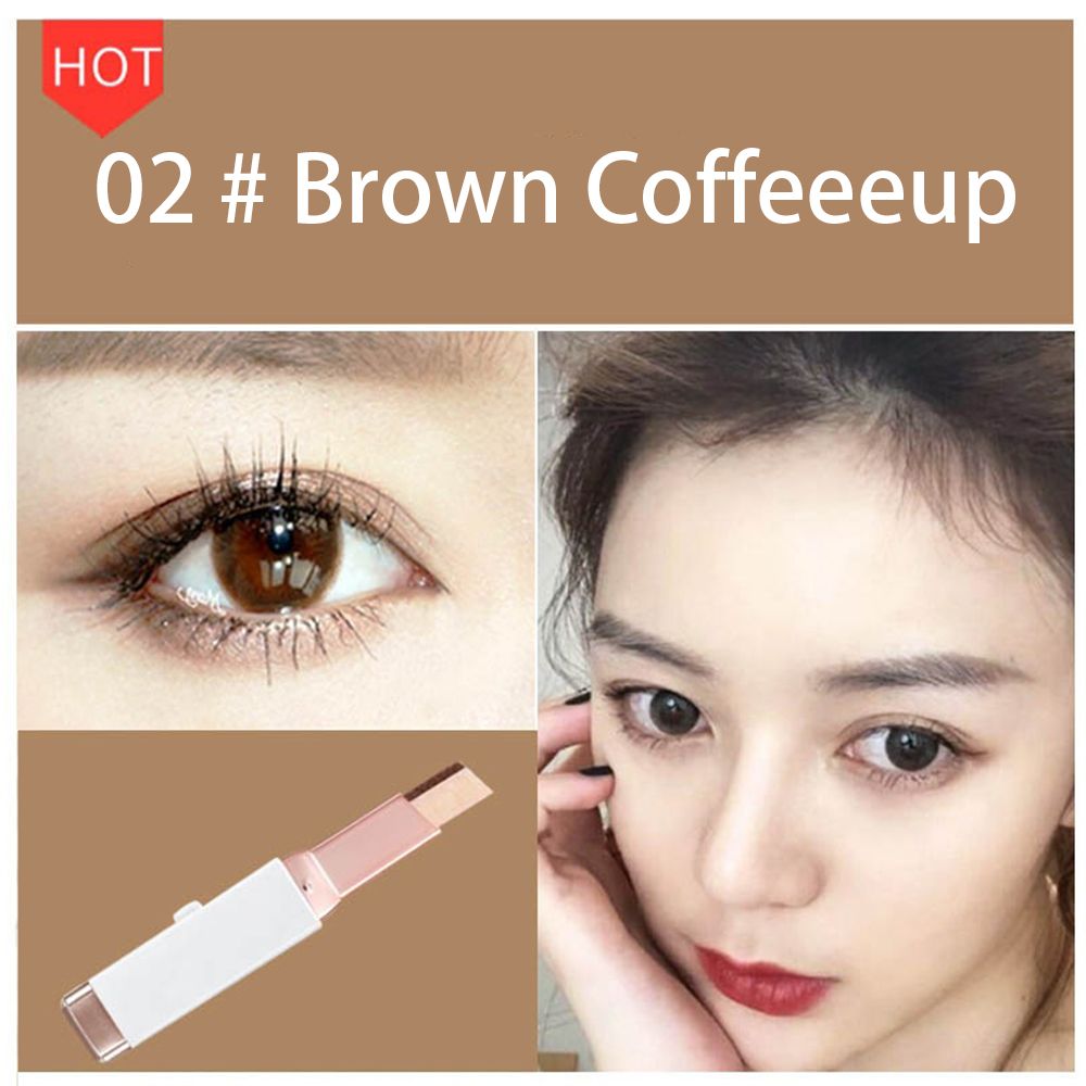 Clearance Sale Double color eye shadow pumpkin earth color matte gold glitter eye shadow plate student waterproof